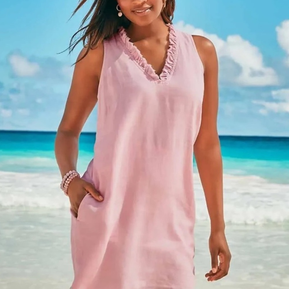 Tommy Bahama bright Pink Sleeveless Dress